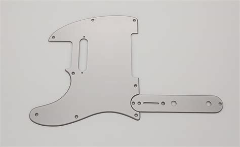 Hole Metallic Titanium Acrylic Lefthand Pickguard Control Reverb