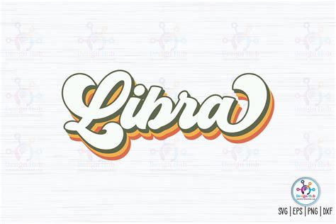 Libra Retro Svg Graphic By Designhub103 · Creative Fabrica