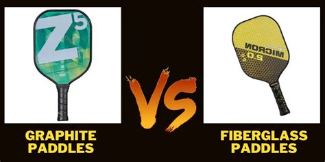 Graphite Vs Fiberglass Pickleball Paddles Which One Suits Your Game