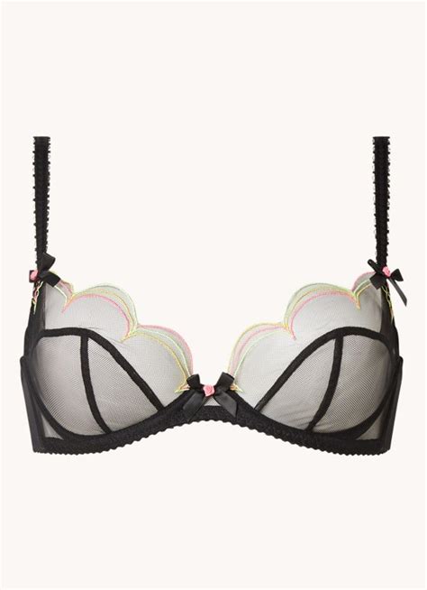 Agent Provocateur Lorna Beugel Bh Van Mesh Met Borduring • Zwart • De