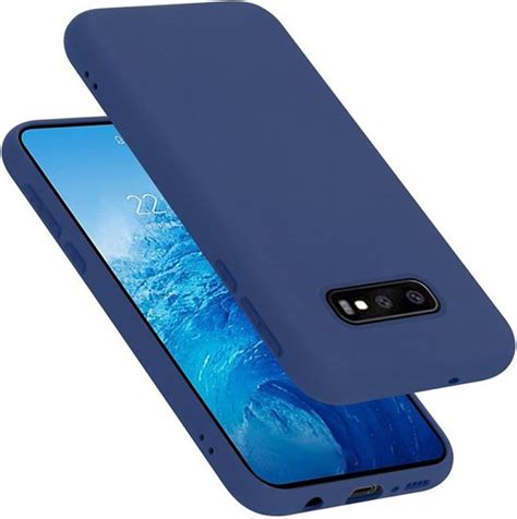 Cadorabo Hoesje Voor Samsung Galaxy S E In Liquid Blauw Beschermhoes