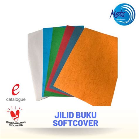 Jilid Buku Softcover Dokumen Kertas