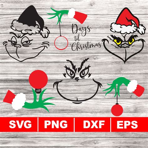 Christmas Grinch Svg Free Cutting Files