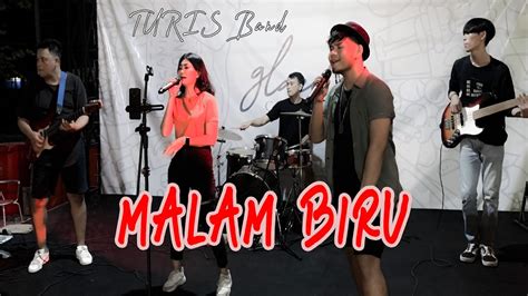 Malam Biru Sandhy Sandoro Turis Band Live Glaeds Cafe Youtube