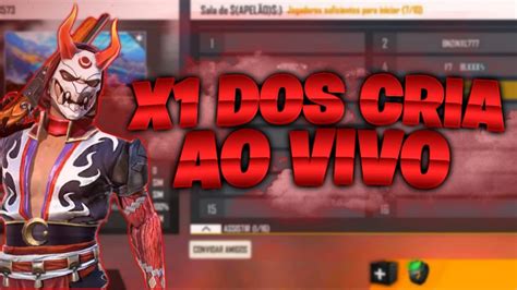 🔥 Free Fire Ao Vivo 🔥 Sala Personalizada 🔥 X1 Dos Crias Com Inscritos