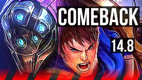 JAX Vs GAREN TOP Comeback 47k DMG Dominating TR Grandmaster