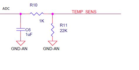 Avr Ntc Thermistor Circuit Adc Conversion Compute Temperature