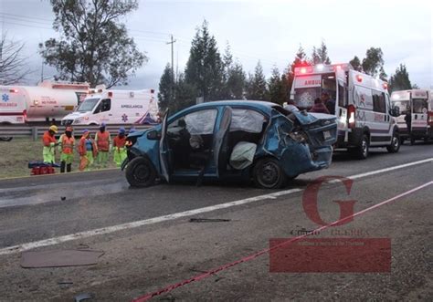 Cuatro Lesionados Tras Volcadura En Libramiento Apizaco Cuarto De