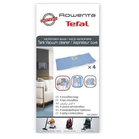 Sacs Aspirateur Zr80 Par 4 Pour Aspirateur Rowenta Cdiscount