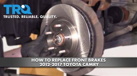 How To Replace Front Brakes Toyota Camry Youtube