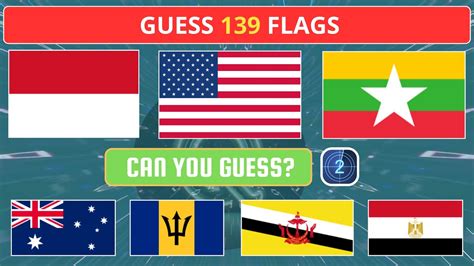 🚩🌍 Guess The Country By The Flag Can You Guess All 139 Flags Quizbeat Youtube