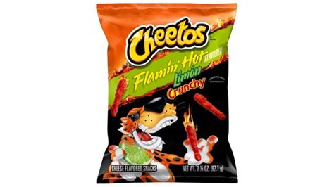 Hot Cheetos Flamin Hot Crunchy Limon Cheese Flavored Snacks Oz