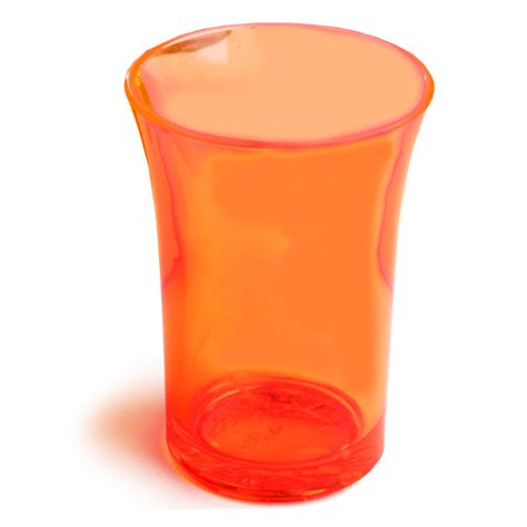 Econ Neon Orange Polystyrene Shot Glasses Ce 1 25oz 35ml Plastic Shot Glasses Coloured Shot