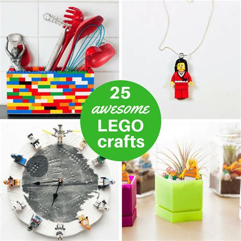 A roundup of awesome Lego crafts for kids and adults alike.