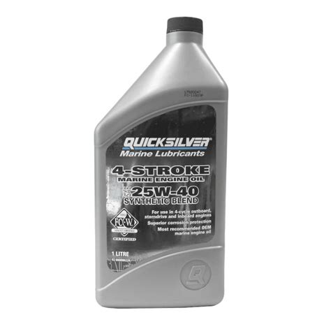 Quicksilver Stroke Marine Engine Oil Sae W Synthetic L