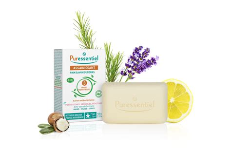 Puressentiel Pain Savon Surgras Assainissant Huiles Essentielles Bio