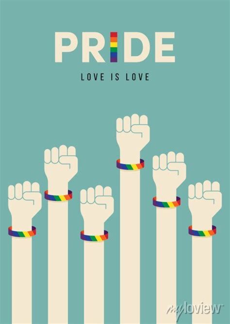 Lgbtq Community Pride Month Poster Design Template Background Posters