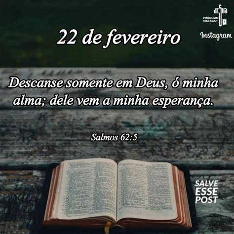 Evangelismo Para Jesus On Instagram Descanse Somente Em Deus