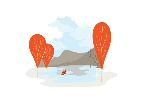 Vector Landscape Illustration 93171 Vector Art at Vecteezy