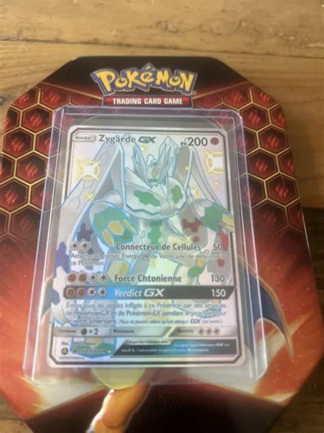 Carte Pokemon Zygarde Sv Sv Gx Secr Te Shiny Soleil Et Lune Sl