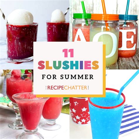 11 Slushy Drinks for Summer - Yummy Recipe