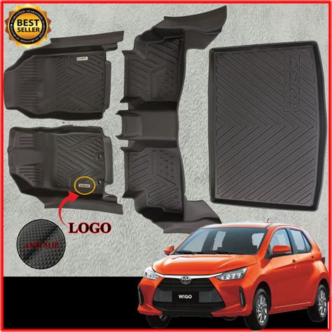 Toyota Wigo 2023 2024 5D Deep Dish Mat Cargo Tray Lazada PH