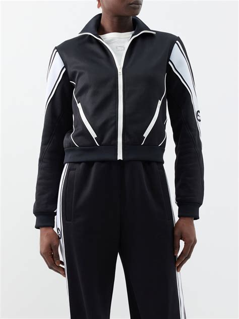 GUCCI Striped Track Jacket in Black, white | Endource