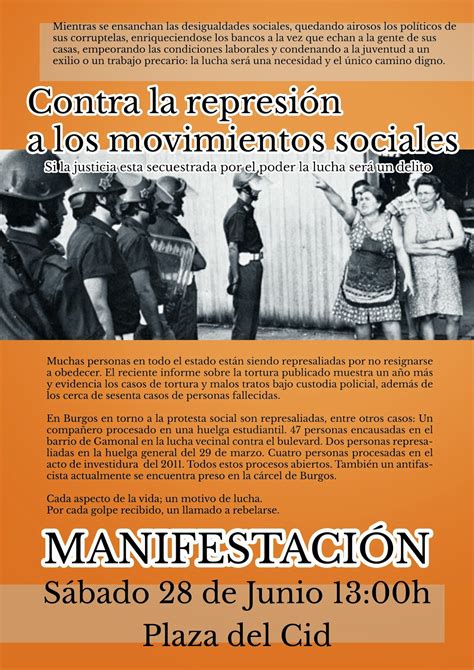 Burgosdijital De Junio Manifestaci N Contra La Represi N A Los