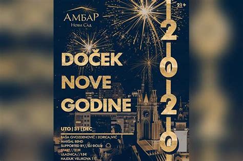 Docek Nove Godine Kafana Ambar Novi Sad