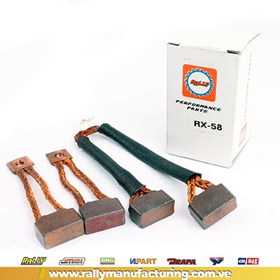 RX-58 CARBONES DE ARRANQUE RALLY MODELO VIEJO (704) - Rally Manufacturing