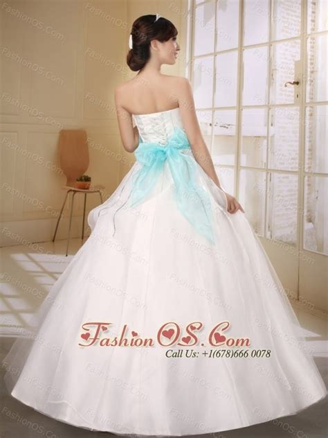 Aqua Blue Wedding Dress