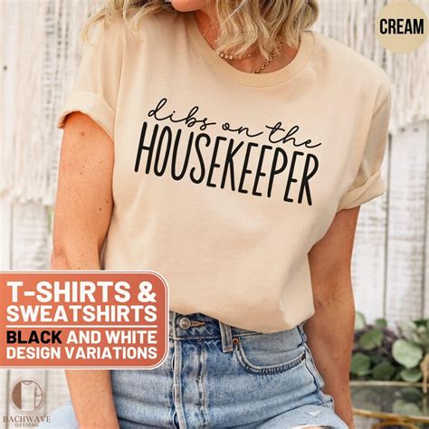 Housekeeper Appreciation T Shirt Gift For Cleaners Unique