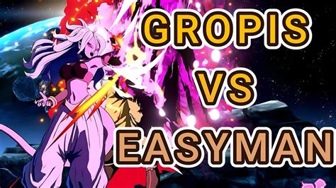 Gropis Vs Easyman Dragon Ball Fighterz Youtube