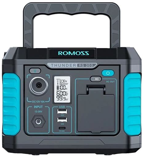 Купити Зарядна станція Romoss RS300 Black Blue 600W ᑀ SAMOKAT org ua