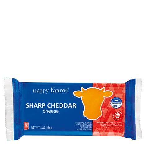 ALDI Happy Farms Sharp Cheddar Cheese Block Same Day Delivery Or Pickup