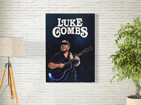 Luke Combs country Music Artist Digital Poster 4 SIZES INCLUDED - Etsy