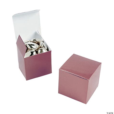 Mini Rose Gold Favor Boxes Oriental Trading