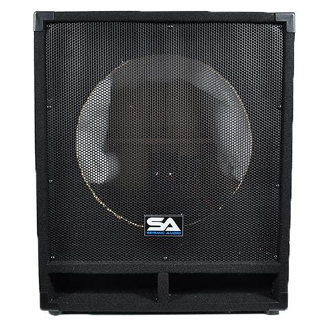 Pair of Empty 15 Inch Subwoofer Bass Cabinet | Empty 15 Inch DJ ...