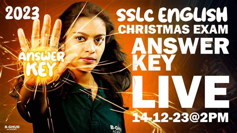 Sslc English 2023 Christmas Exam Question Paper Answer Key Discussion