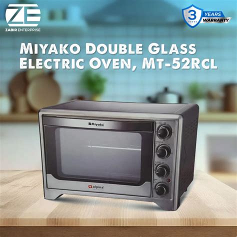 Miyako Mt 52Rcl Double Glass Electric Oven 52 Liters Daraz Bd