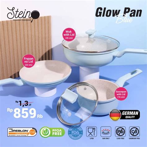 Steincookware Stein Cookware Glow Pan Glowpan Set Complete Set