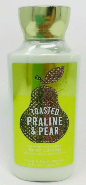 1 Bath And Body Works Toasted Praline Pear Body Lotion Cream Hand Shea 8oz Ebay