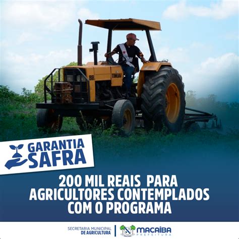 Programa Garantia Safra Deve Injetar R Mil Na Economia Neste Ano