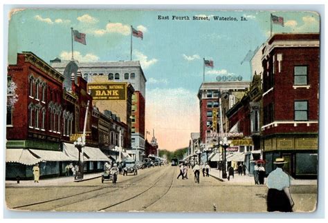 1917 East Fourth Street Exterior Bank Building Waterloo Iowa Ia Vintage