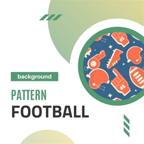 Football Seamless Pattern Background Master Bundles