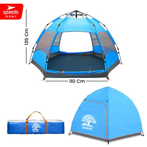 Jual SPEEDS Tenda Camping Kemah Otomatis 4 5 Orang Lipat Portable