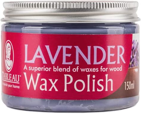 Tableau Lavender Wax Polish For Wooden Furniture Silicone Free Wax Blend For All Woods 150ml