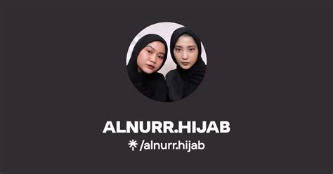 ALNURR HIJAB Instagram Linktree