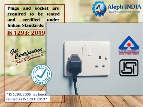 Isi Mark Certification For Plugs And Sockets At Rs Unit In New