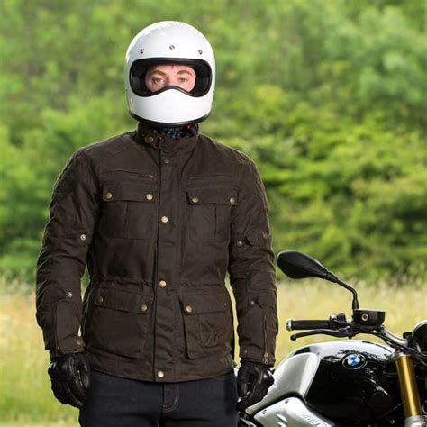 Merlin Bike Gear Merlin Yoxall Ii Wax Cotton Motorcycle Jacket